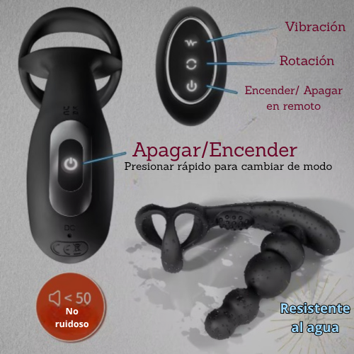 Vibrador Anal Multifunción